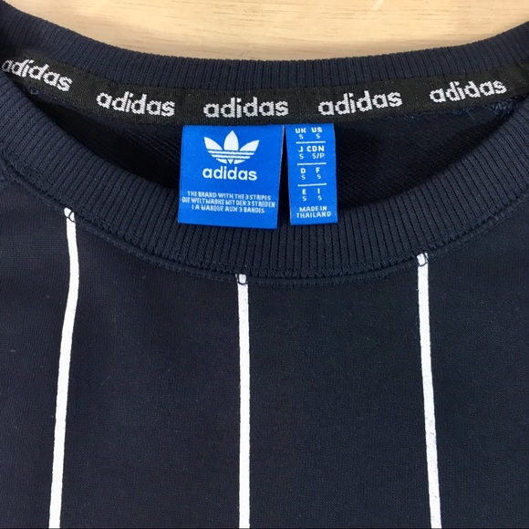 Adidas Eason Chan Extremely Rare Blue Striped Crew